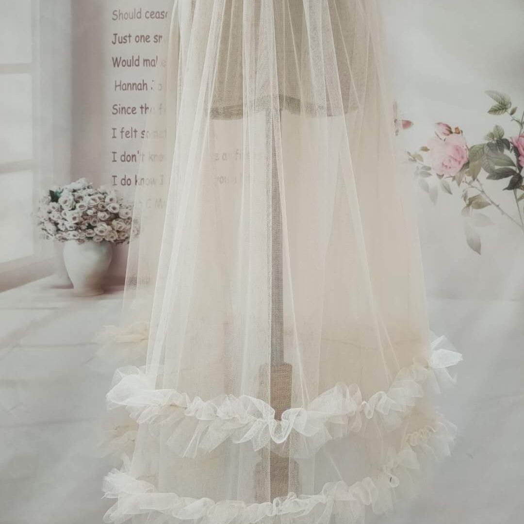 Fairy Skirt Single Layer Yarn High Waist Yarn Skirt A Women's Long Pettiskirt Midi skirt D148 | BigBuy360 - bigbuy360.vn