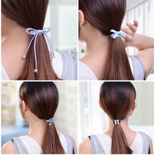 Set 12 dây buộc tóc phong cách Hàn Quốc siêu xinh