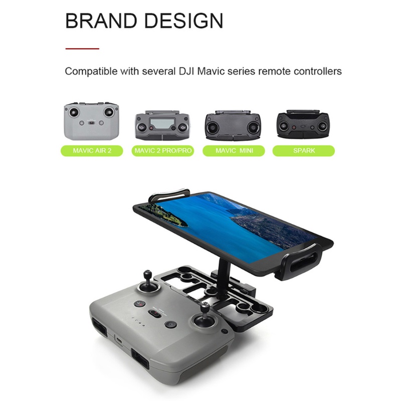 Giá Đỡ Điện Thoại / Máy Tính Bảng Điều Khiển Mavic Mini 1 Pro 2 Air Spark Xoay 360 Tiện°Giá Đỡ Điện Thoại Dạng Kẹp Xoay Tiện Dụng Chất Lượng Cao