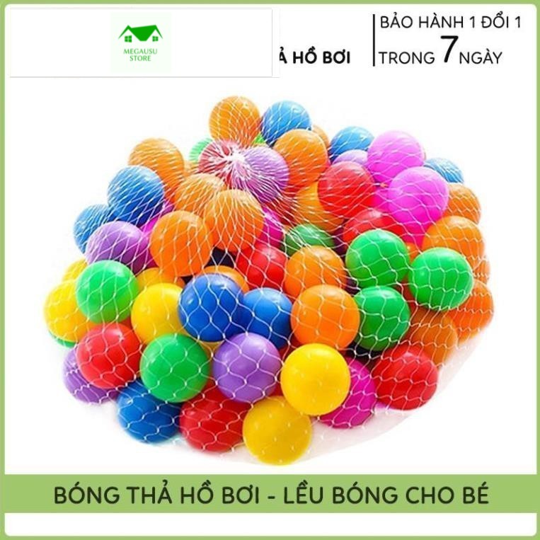 Set Bóng Nhựa Đồ Chơi Cho Bé, Bóng Nhựa Nhà Bóng, Hồ Bơi – An Toàn Cho Bé Mesugau