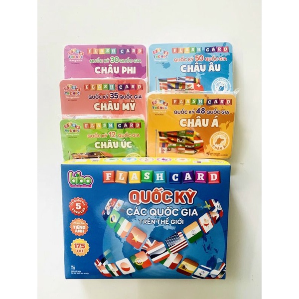 Flash card cờ các nước trên thế giới