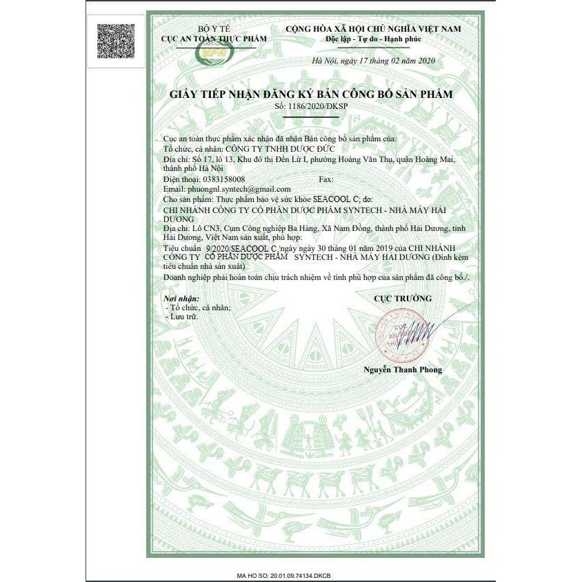 Thanh nhiệt, tăng sức đề kháng với Seacool C hộp 50 viên Hàng Chính Hãng Công Ty | Thế Giới Skin Care