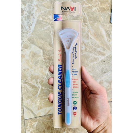 Dụng cụ nạo/cạo lưỡi bằng nhựa Navi [ Hàng Loại 1 ] Nhiều màu ngẫu nhiên