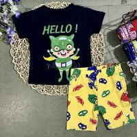 Bộ đồ bé trai chất cotton mịn co giãn 4 chiều