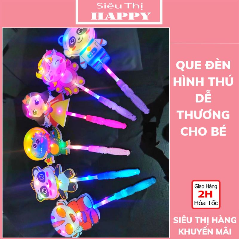 Que đèn phát sáng hình hoạt hình dễ thương cho bé yêu