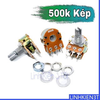 Biến trở ( Chiết áp ) WH148 500k kép