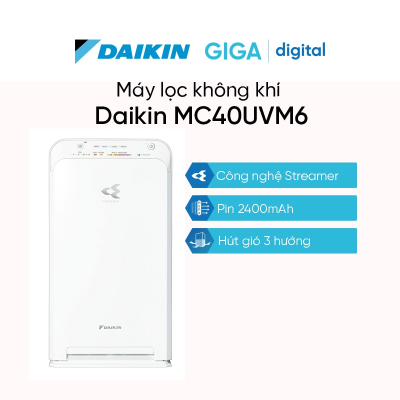 Máy Lọc Không Khí Daikin MC40UVM6-7 - Hàng Chính Hãng