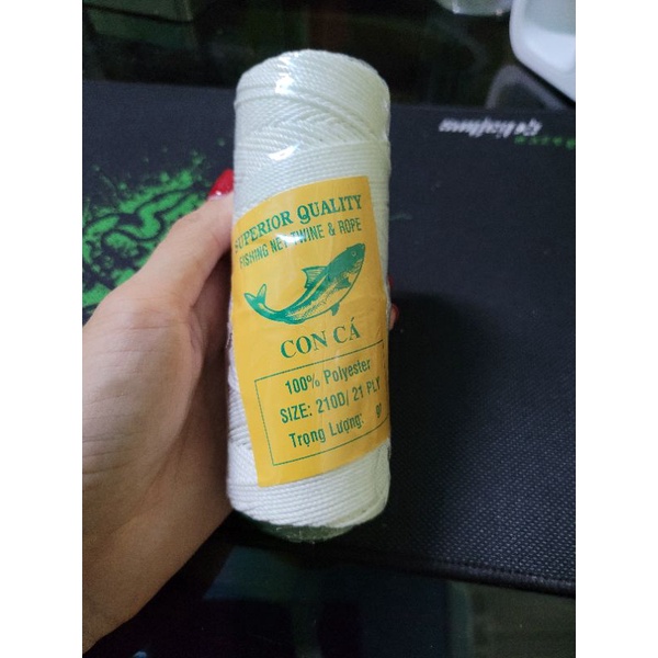 Chỉ xây, dây nhợ xây dựng, thả diều, câu cá hiệu con cá loại 500g, 200g, 100g