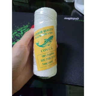Chỉ xây, dây nhợi xây dựng, thả diều hiệu con cá loại 500g, 200g, 100g