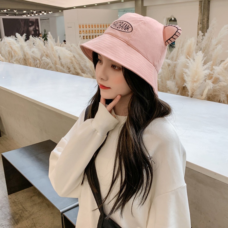 Nón Tai Bèo Chống Nắng Họa Tiết Hoạt Hình Dễ Thương