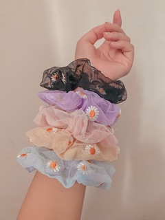 DÂY BUỘC TÓC ĐEO TAY HOA CÚC - SRUNCHIES DAISY