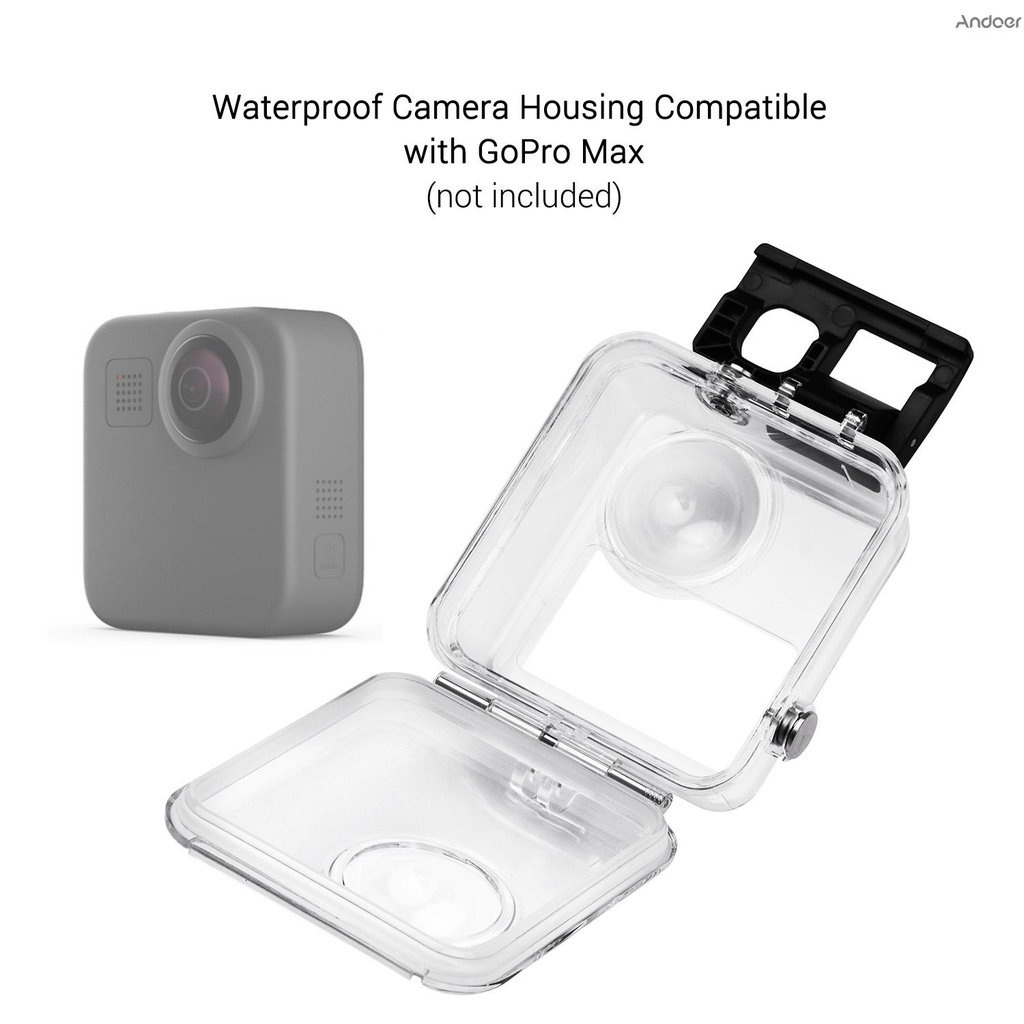 Vỏ Bảo Vệ Trong Suốt Chống Thấm Nước 40m Cho Camera Hành Trình Gopro Max | BigBuy360 - bigbuy360.vn