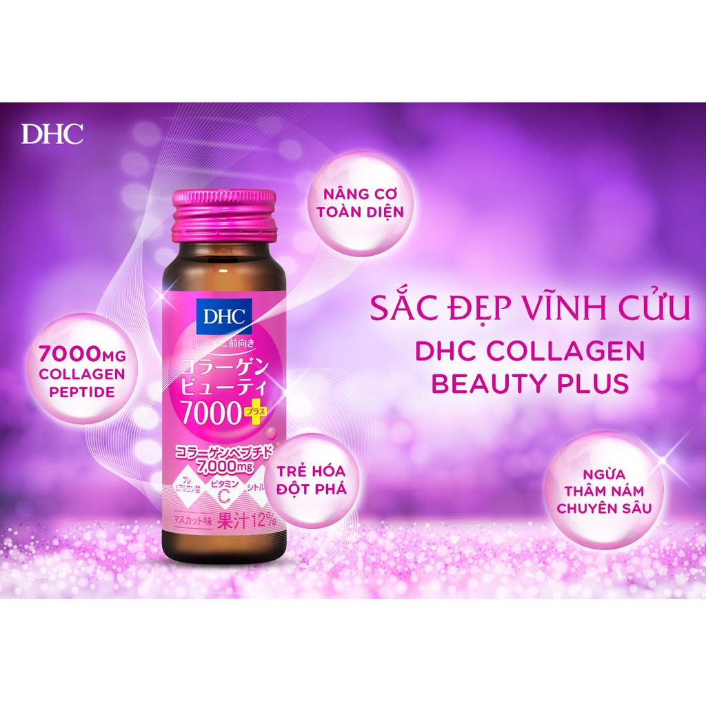 Collagen nước DHC Nhật Bản đẹp da chống lão hóa collagen dạng nước uống SIMI | Thế Giới Skin Care