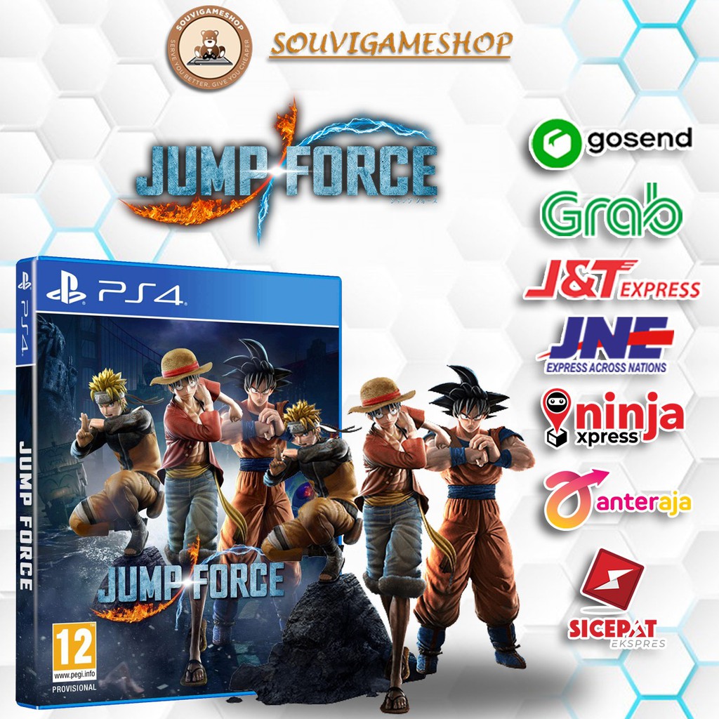 Đĩa Cd Chơi Game Ps4 Jump Force Tiếng Anh