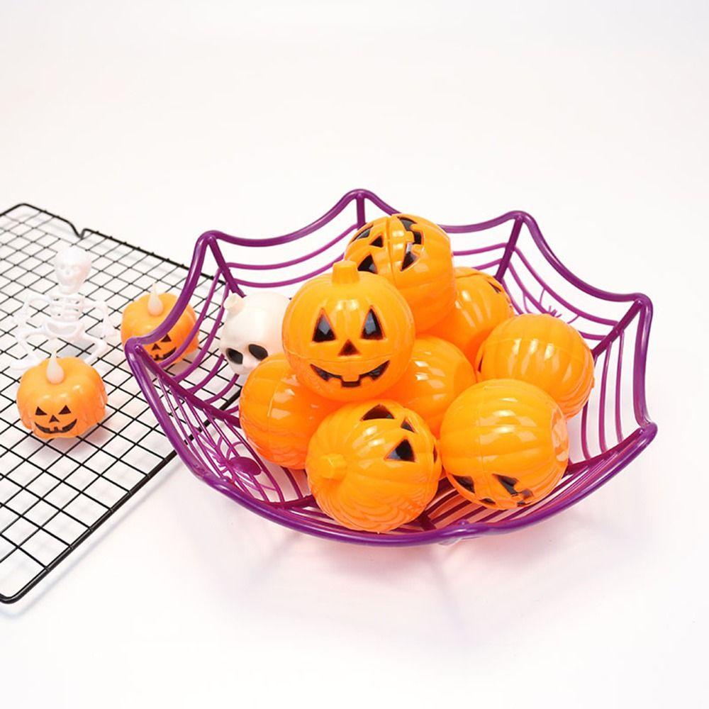 1 Rổ Nhựa Đựng Trái Cây / Bánh Quy Trang Trí Halloween