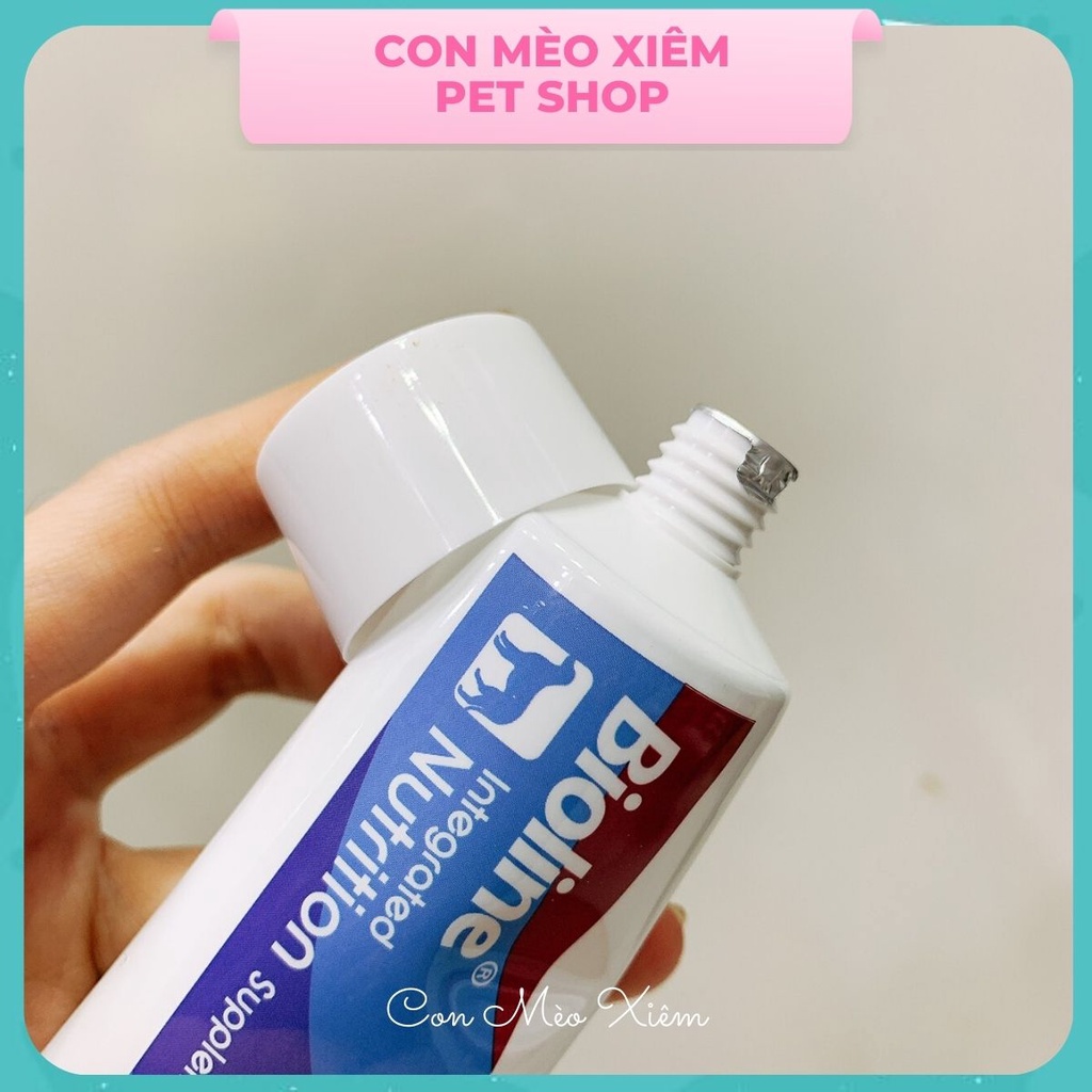 Gel dinh dưỡng chó Bioline vitamin 100g, vitamin khoáng chất thú cưng Con Mèo Xiêm