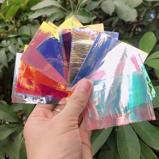 Giấy thủy tinh, Xà cừ giấy phụ kiện trang trí móng