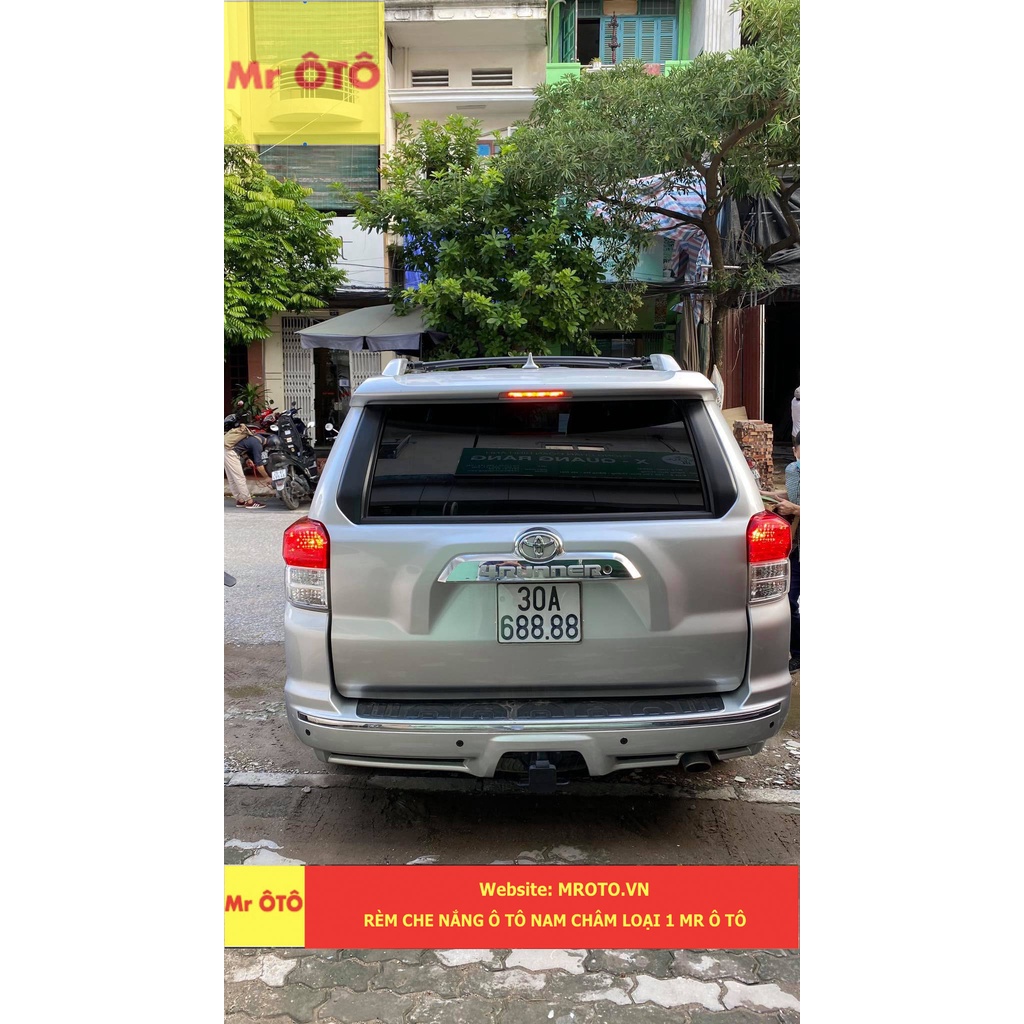 Rèm Che Nắng Toyota 4Runner Loại 1 Mr.Ô Tô. Chuẩn From. Dày Dặn. Bảo Hành 2 Năm