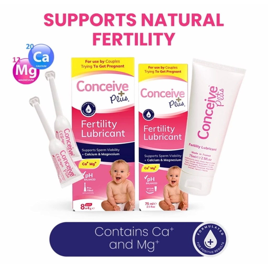 (Tuýp lẻ) Gel Hỗ Trợ Sức Khỏe Conceive Plus Cho Nam Nữ - Tăng Khả Năng Của &quot;Tinh Binh&quot; - Hỗ trợ có thai tự nhiên