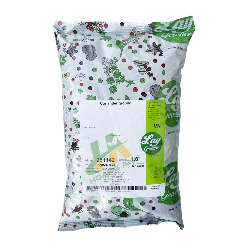 200g Bột ngò thơm Coriander - Hàng nhập khẩu Đức