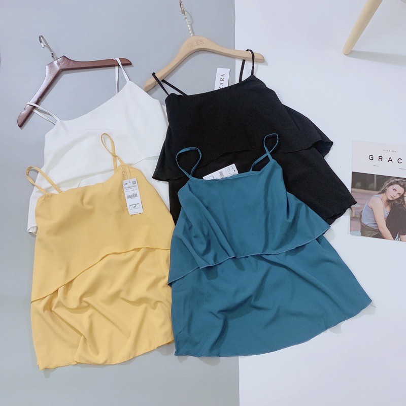 [ Mã WASTAPR giảm 10K đơn 50K] AN3 - ÁO 2 DÂY TẦNG 4 MÀU CHO NỮ | BigBuy360 - bigbuy360.vn