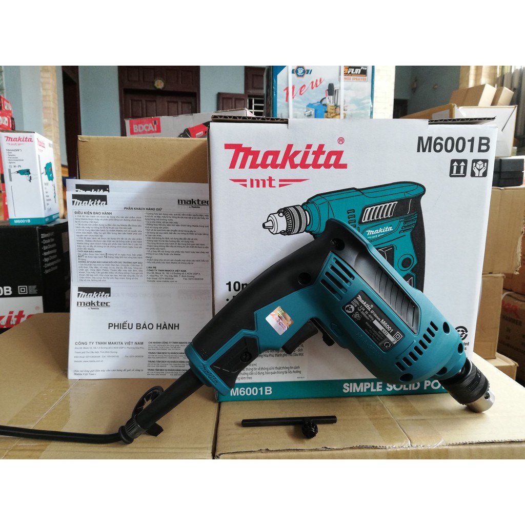 Máy Khoan Cầm Tay Makita Chính Hãng M6001B 450W