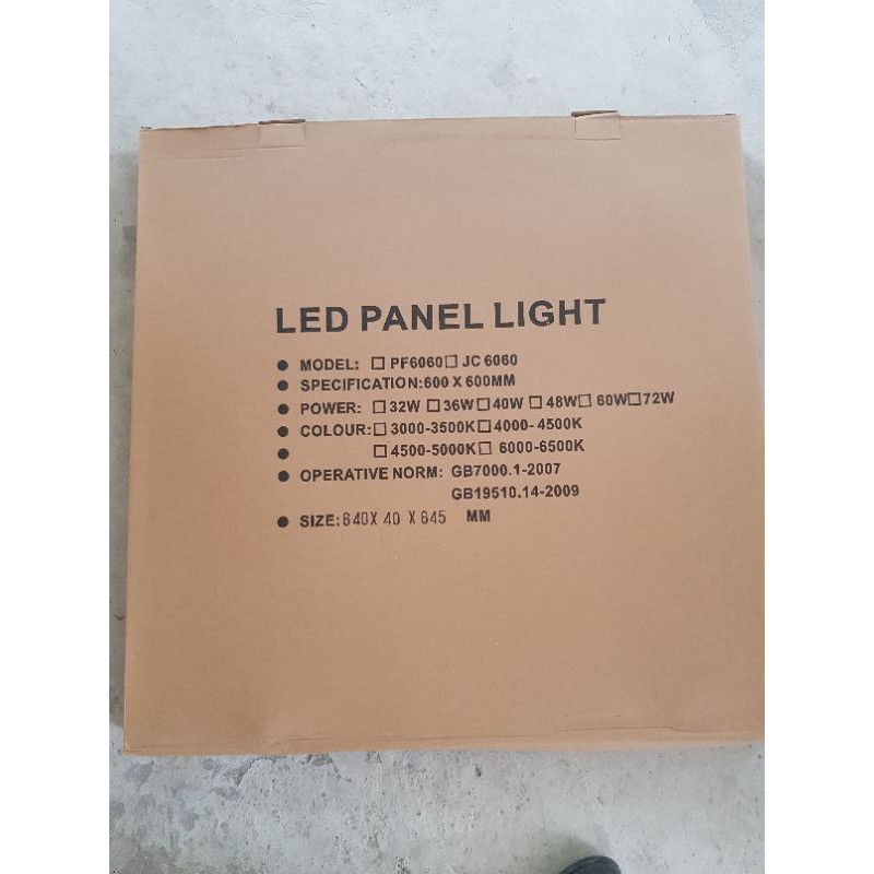 Panel siêu mỏng 600x600 48w