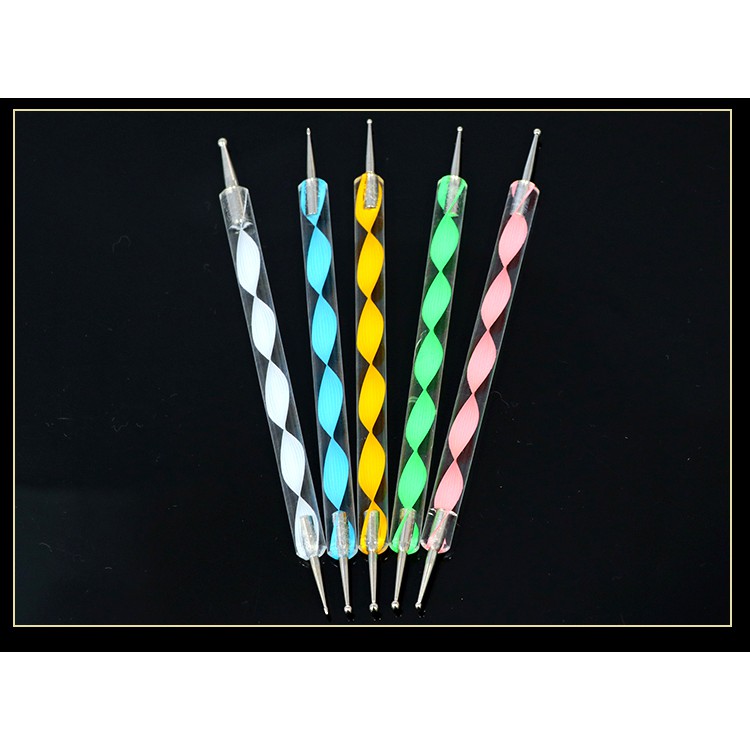 Bút CHẤM BI,bút chấm bi bộ 5 cây làm nail