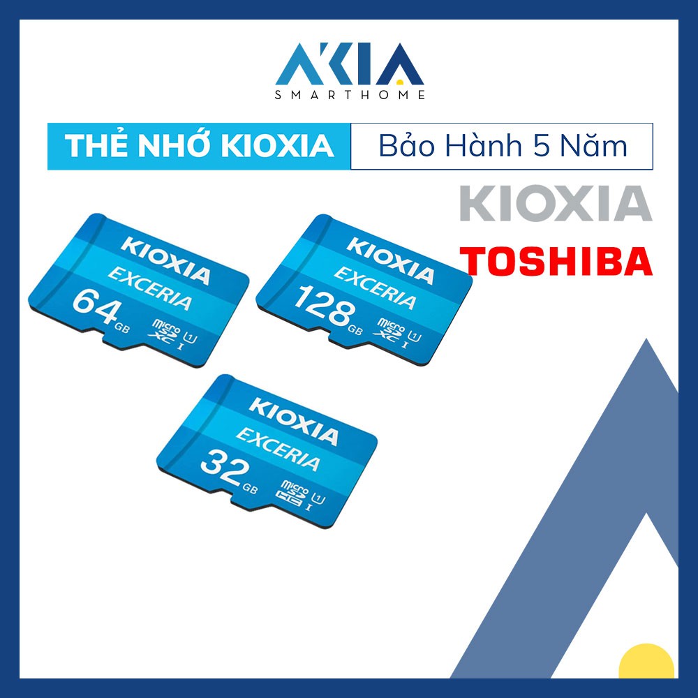 Thẻ Nhớ Micro SDHC Exceria Kioxia Class 10 Dung Lượng 32/64/128GB - Hàng Chính Hãng