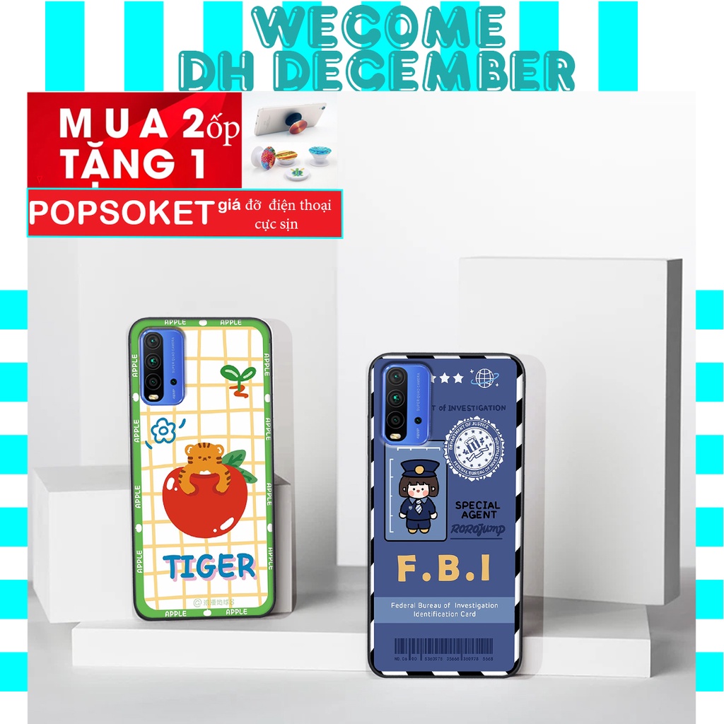 Ốp lưng Xiaomi REDMI 9T  in hình 3D gấu mới nhất - sang - chảnh - ĐẸP- BỀN
