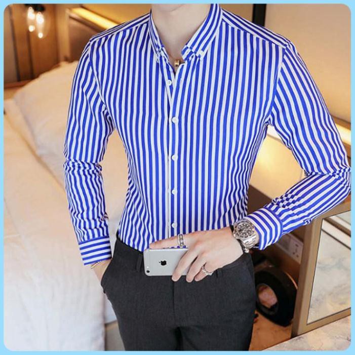 [FREESHIP-ÁO ĐẸP]Áo sơ mi - Áo sơ mi nam đẹp - Chất liệu lụa mềm mịn, kiểu dáng slimfit trẻ trung, thanh lịch, tôn dáng | BigBuy360 - bigbuy360.vn