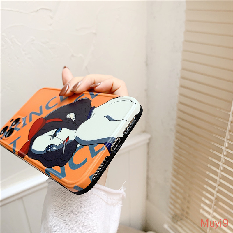 Ốp điện thoại mềm chống rơi họa tiết cô gái hút thuốc cá tính dành cho iPhone 12Pro 11 PRO MAX X XS MAX XR 8/SE2 7plus | BigBuy360 - bigbuy360.vn