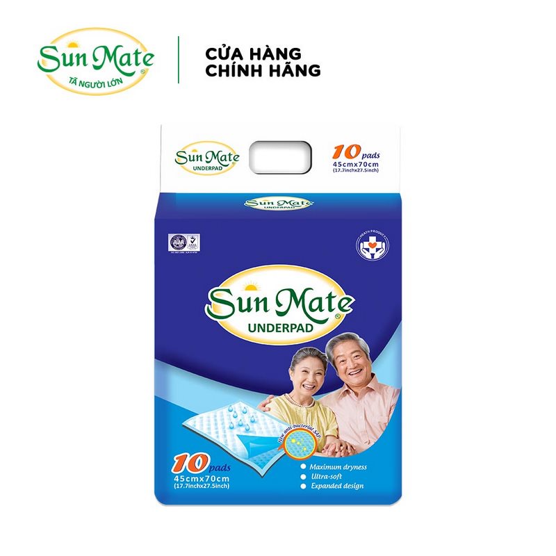 [Mã FMCGMALL giảm 8% đơn từ 250K] Combo 3 miếng lót SunMate 10 miếng