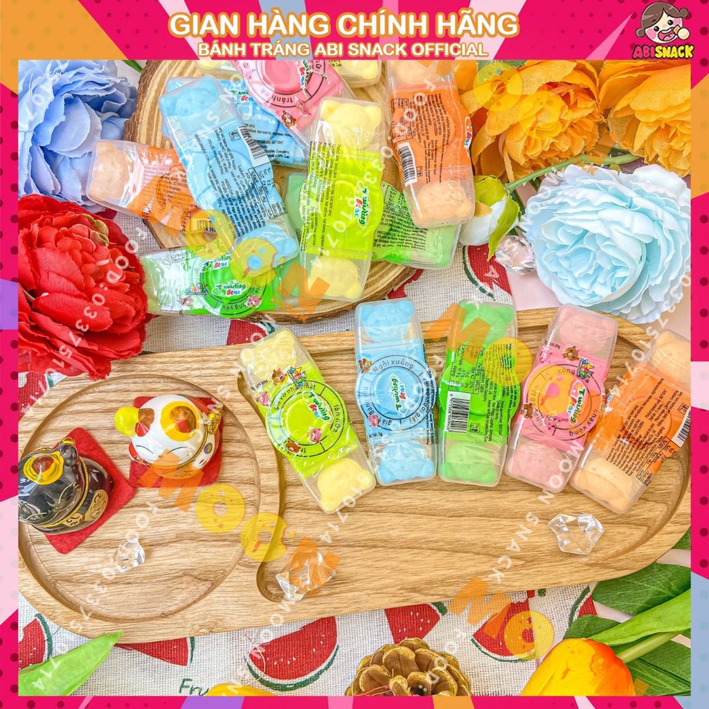 Kẹo gấu vòng xoay thử thách vừa ăn vừa chơi vui twirling bear 5g/1 cái bánh kẹo độc lạ Moon Snack Food