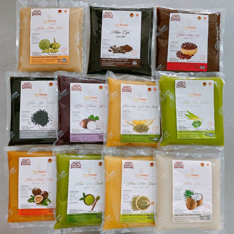 Nhân ngọt bánh trung thu Phú Thương CHUẨN XƯỞNG GỐC DATE MỚI 1kg