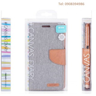Bao da iPhone 6 plus, iPhone 6s plus Mercury Canvas Diary chính hãng