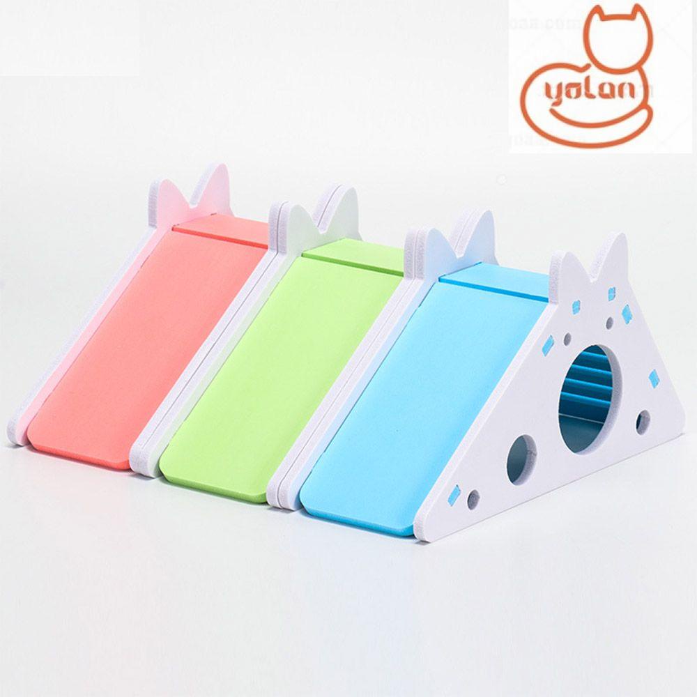 Cầu trượt bằng gỗ dễ thương dành cho thú cưng chuột hamster