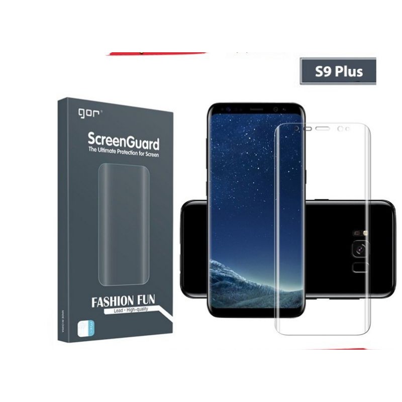 bộ 4 miếng dán GOR samsung S9 plus full box