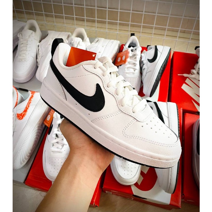 Giày Nike Court Borough Low 2 - BQ5448-104 - Trắng đen