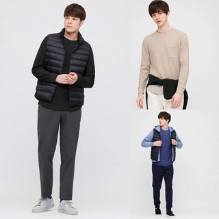 Áo len nam cao cấp Uniqlo có túi ngực cực trẻ trung và thời trang