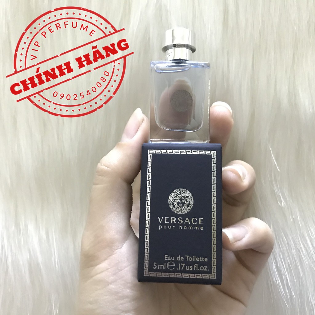 Nước hoa nam chính hãng Versace Pour Homme EDT 5ml | BigBuy360 - bigbuy360.vn