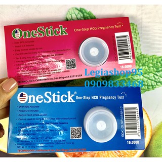 Que Thử thai OneStick vỏ Xanh/ Hồng - Phát hiện thai sớm, nhanh chóng, tiện lợi