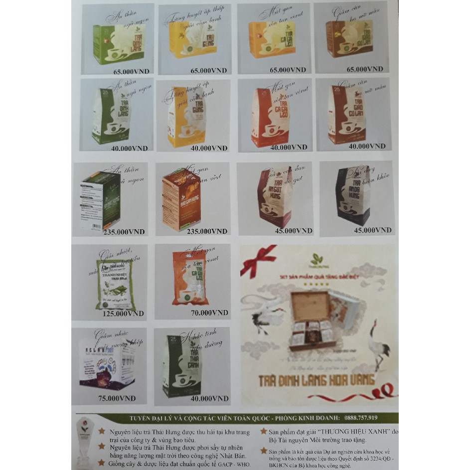 [Combo 03] Dây Thìa Canh - Trà Thìa Canh Thái Hưng Chiết Xuất Từ Dây Thìa Canh, Lá Khổ Qua Rừng 3 hộp 125g 25 gói | BigBuy360 - bigbuy360.vn