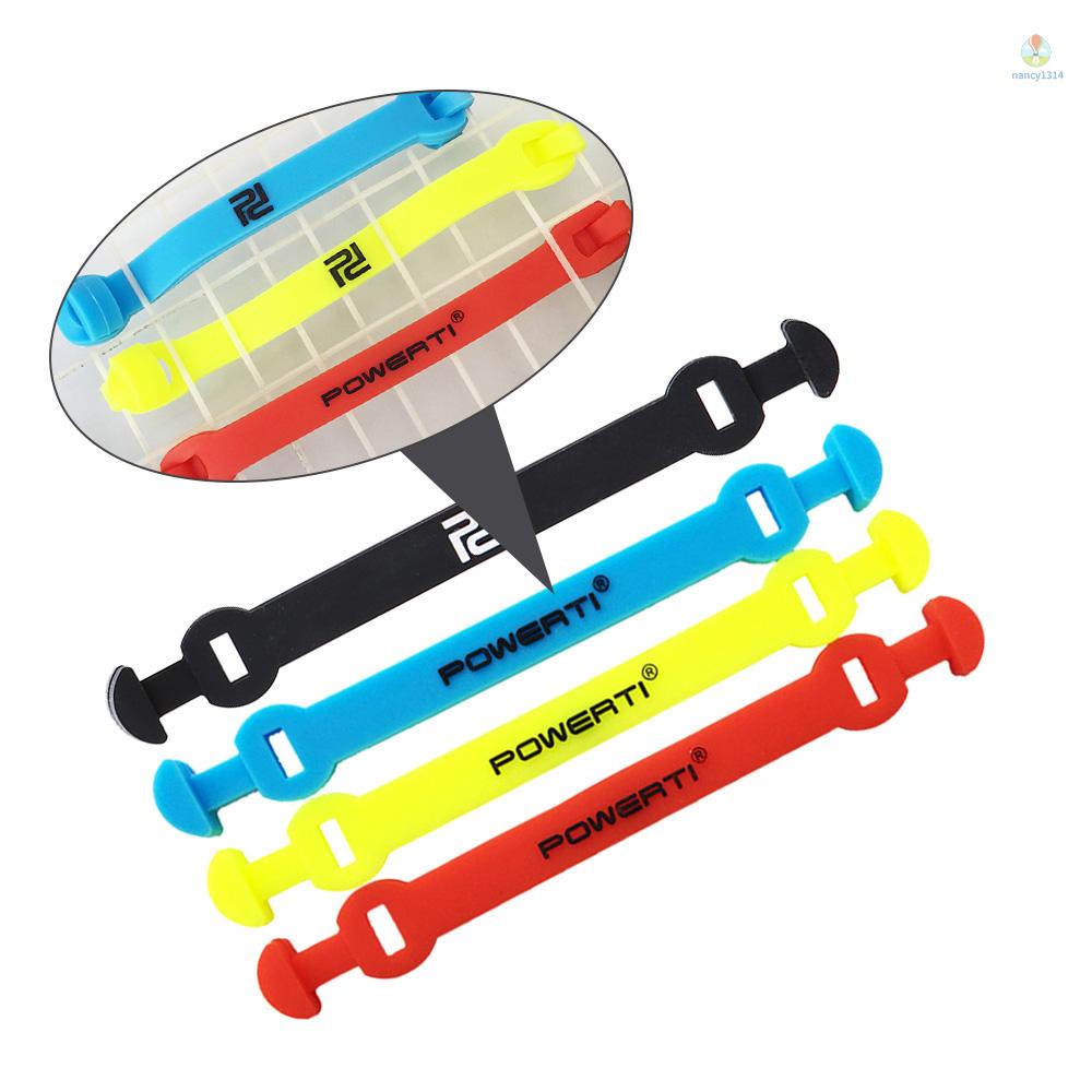 Set 10 Dây Silicone Đàn Hồi Giảm Sốc Quấn Vợt Tennis