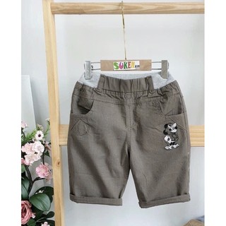 Quần kaki lửng bé trai size đại