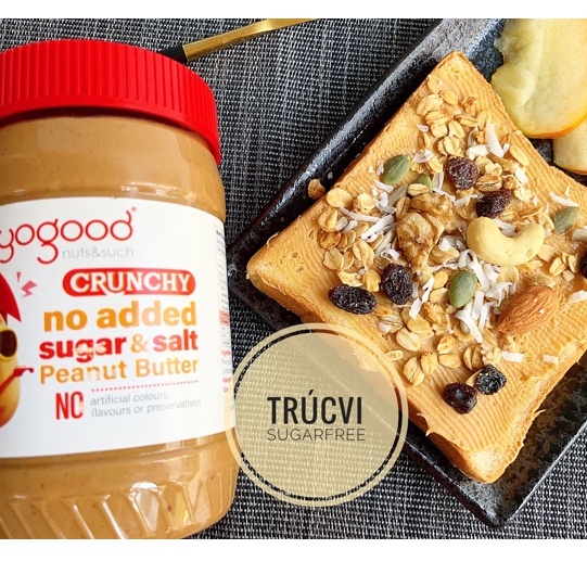BƠ ĐẬU PHỘNG KHÔNG ĐƯỜNG KHÔNG MUỐI YOGOOD