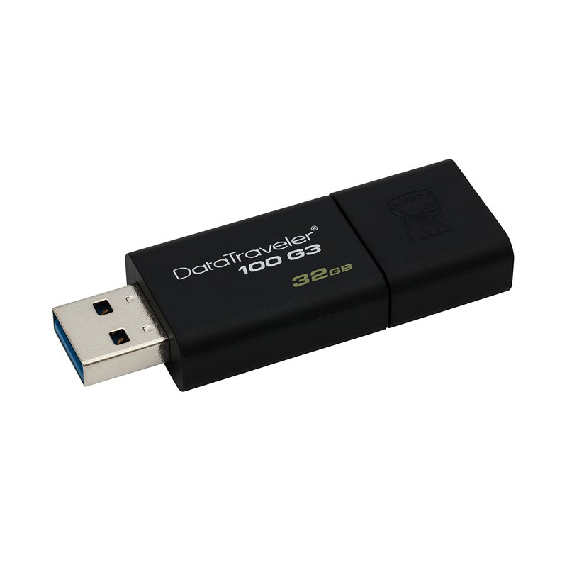 USB 3.0 Kingston DataTraverler 100 G3 32GB 100MB/s DT100G3/32GB - Bảo hành 5 năm | BigBuy360 - bigbuy360.vn