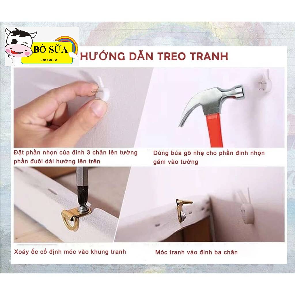 Khung dày 2.5cm Tranh sơn dầu số hóa mã " Tranh trừu tượng" size 40x50cm đã căng khung và đầy đủ phụ kiện