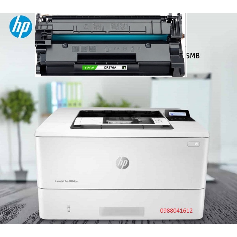 Hộp mực máy in hp 404 dn không chíp