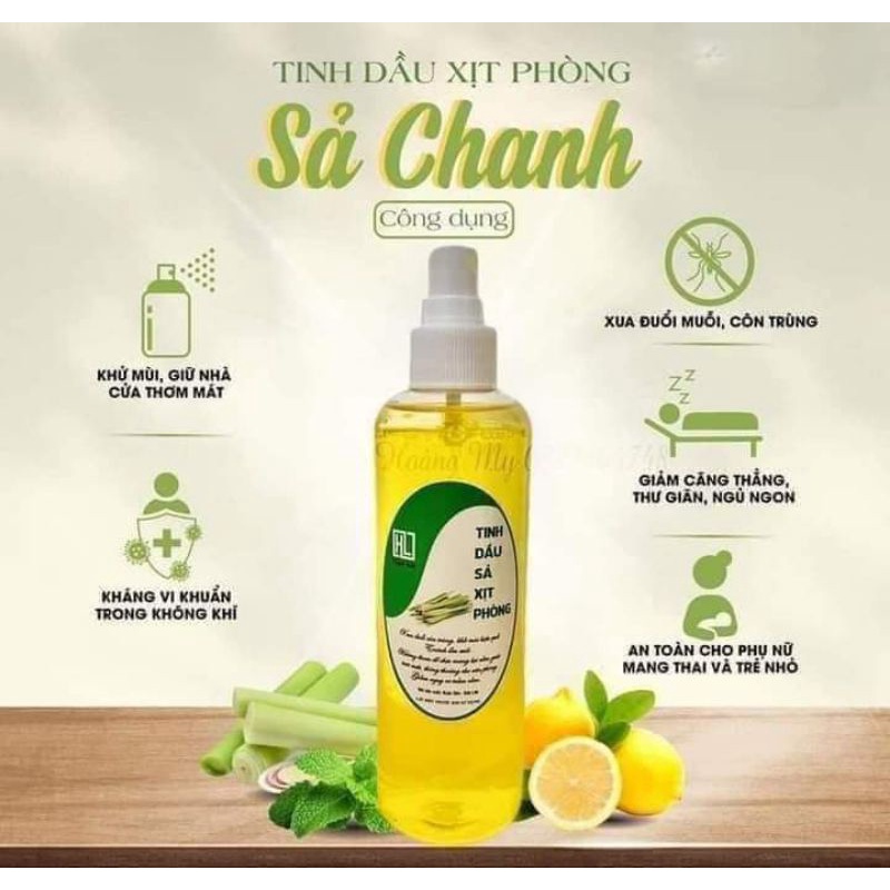 Combo 2 chai xịt xả chanh